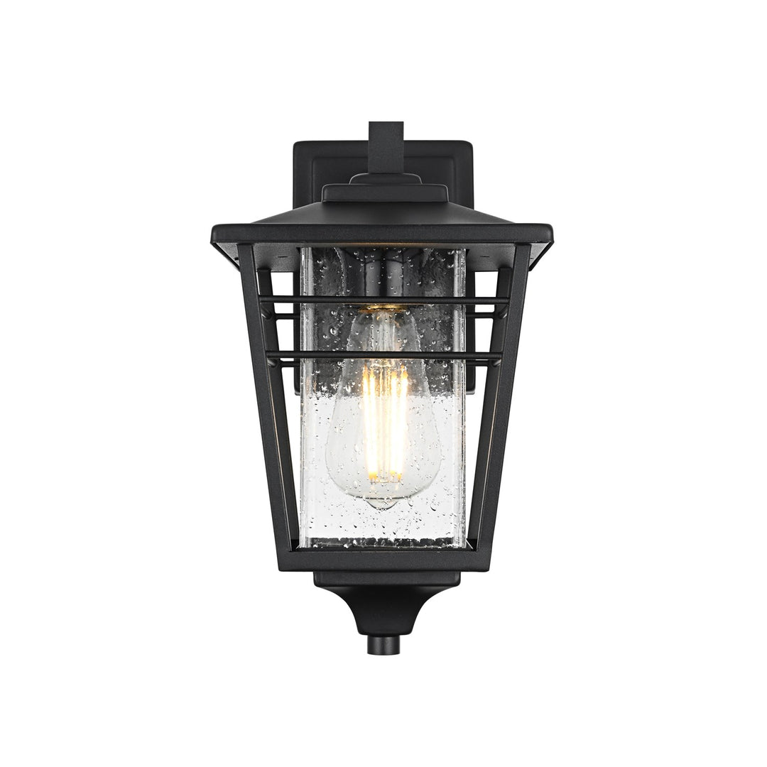 7 Inch Outdoor Wall Sconce in Black by Elegant Lighting