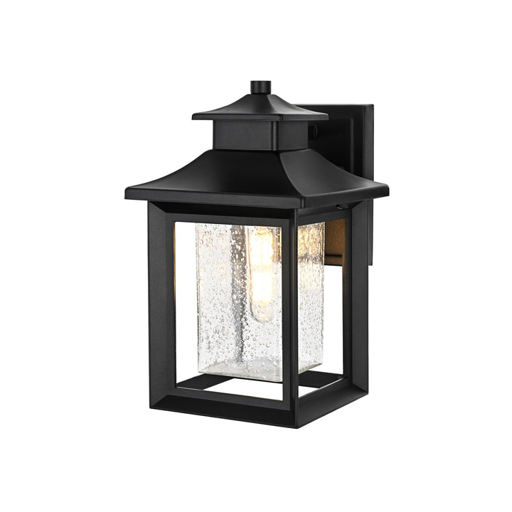 7 Inch Outdoor Wall Sconce in Black