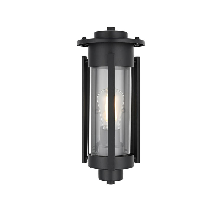 6.5 Inch Outdoor Wall Sconce in Black by Elegant Lighting
