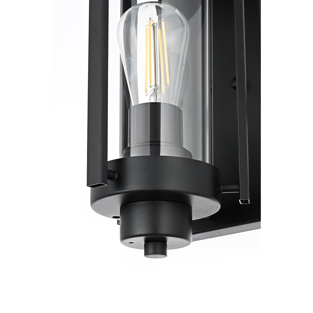 6.5 Inch Outdoor Wall Sconce in Black