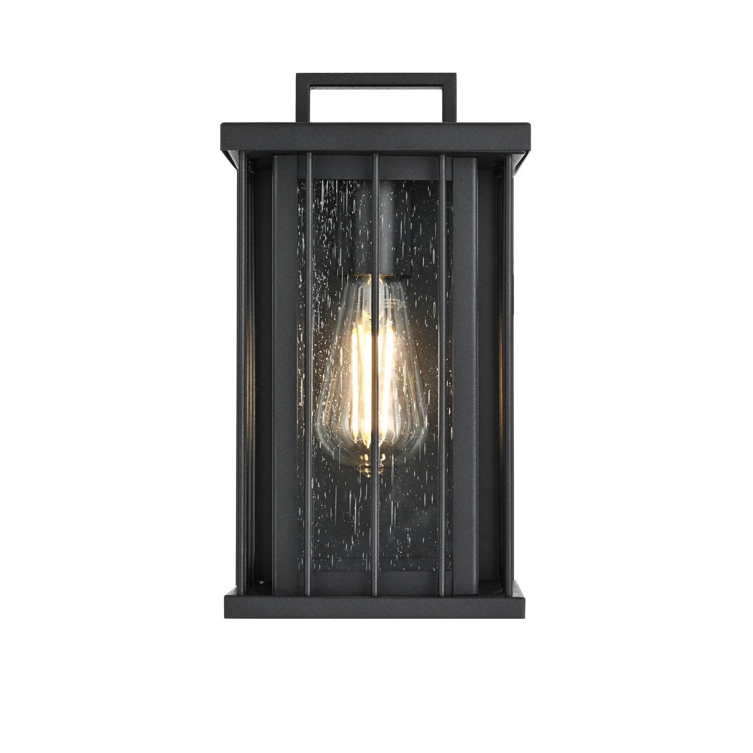 6.5 Inch Outdoor Wall Sconce in Black by Elegant Lighting