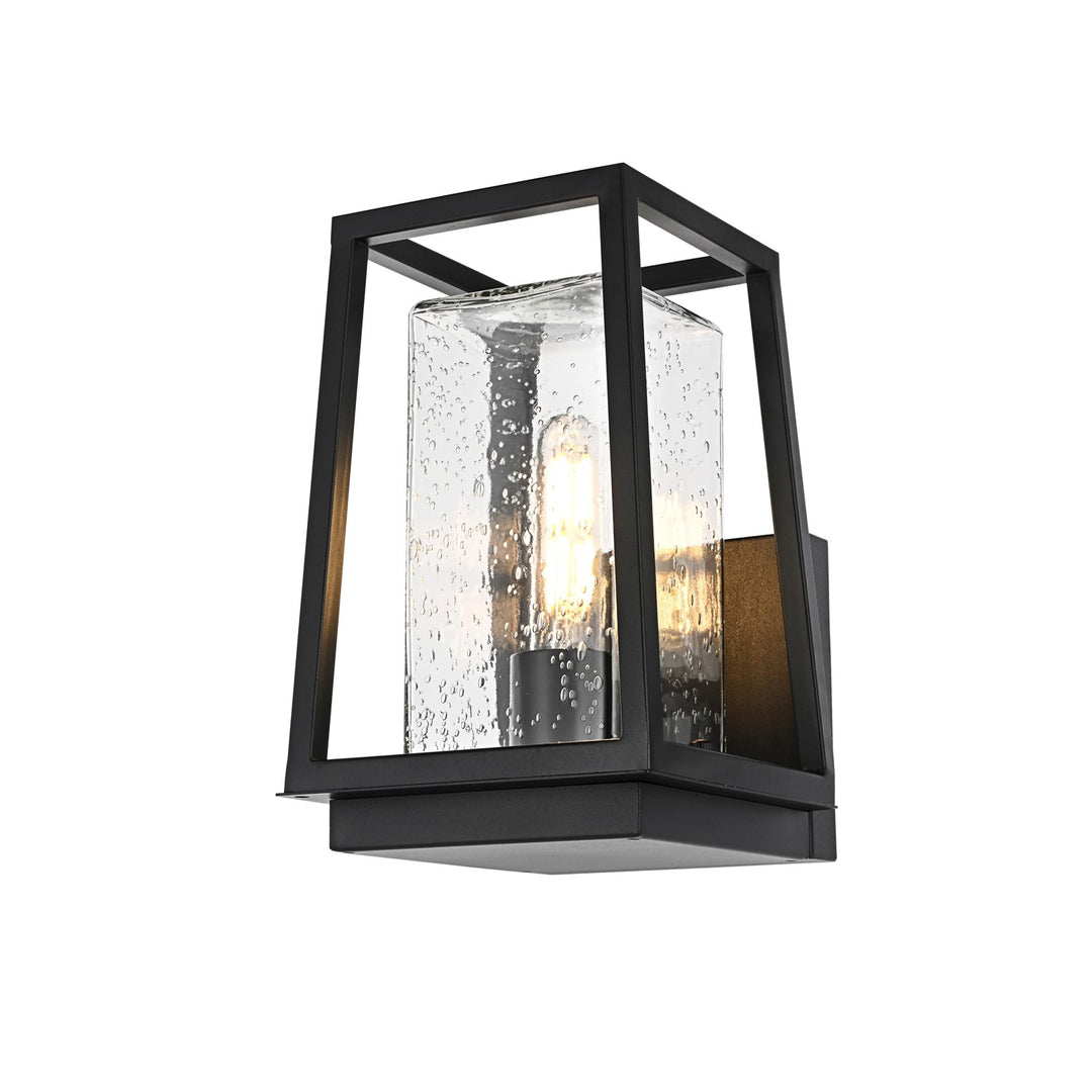 6 Inch Outdoor Wall Sconce in Black