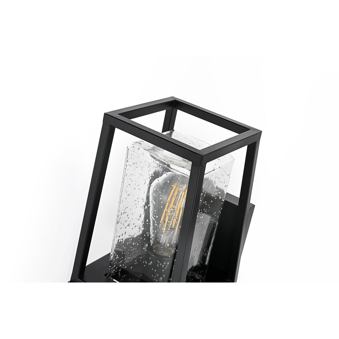 6 Inch Outdoor Wall Sconce in Black