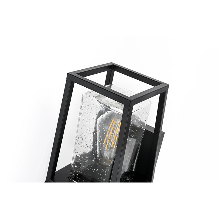 6 Inch Outdoor Wall Sconce in Black