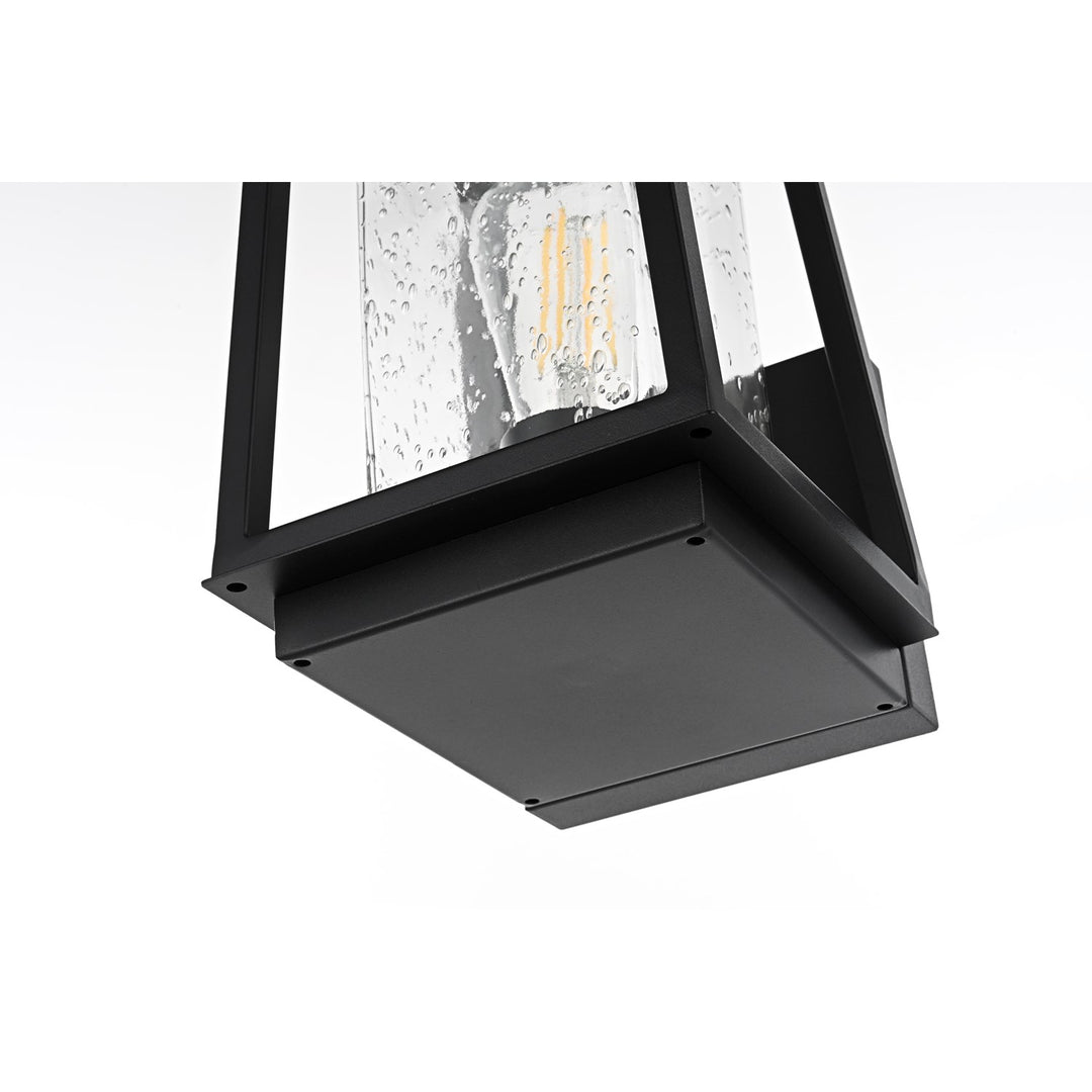 6 Inch Outdoor Wall Sconce in Black
