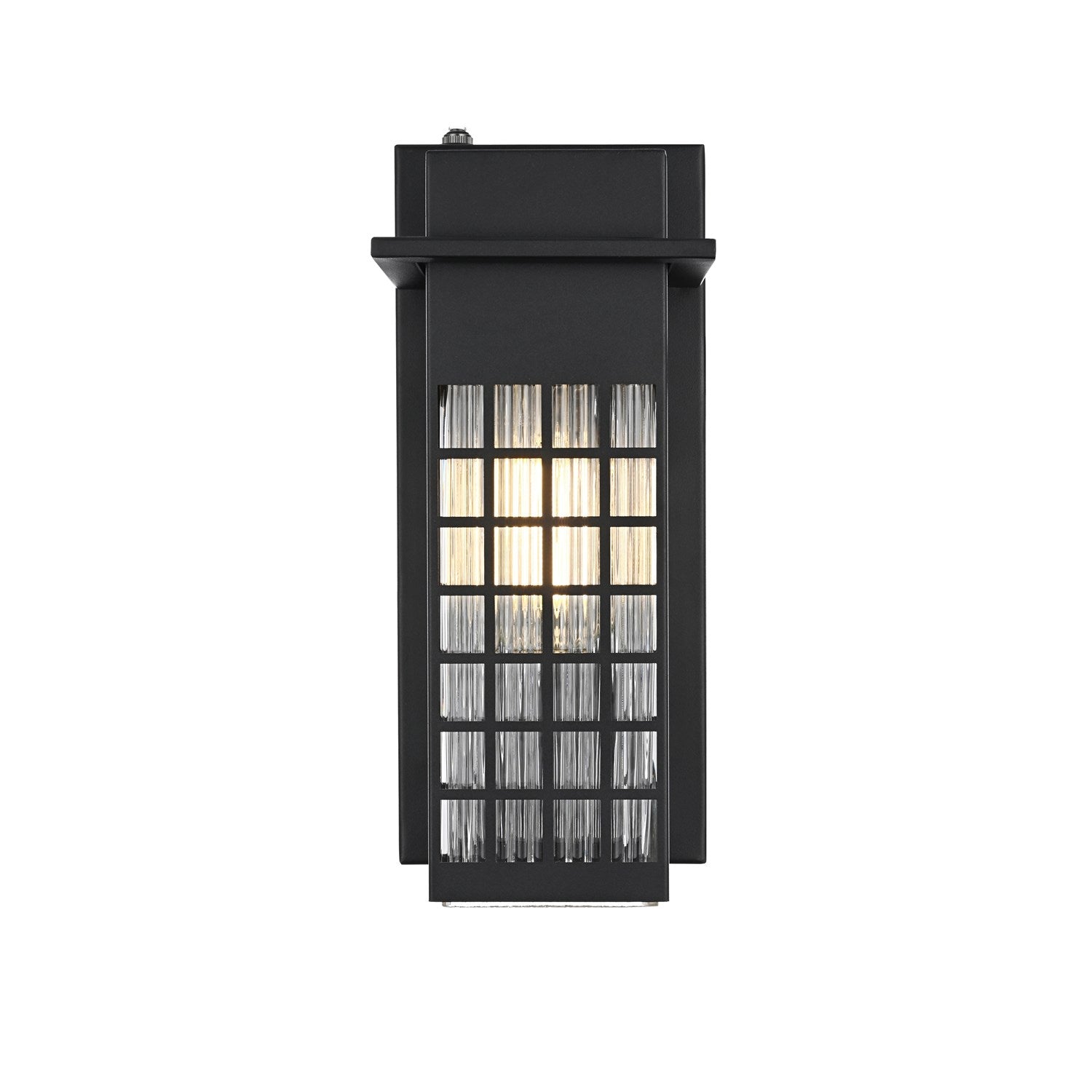 5 Inch Outdoor Wall Sconce in Black by Elegant Lighting