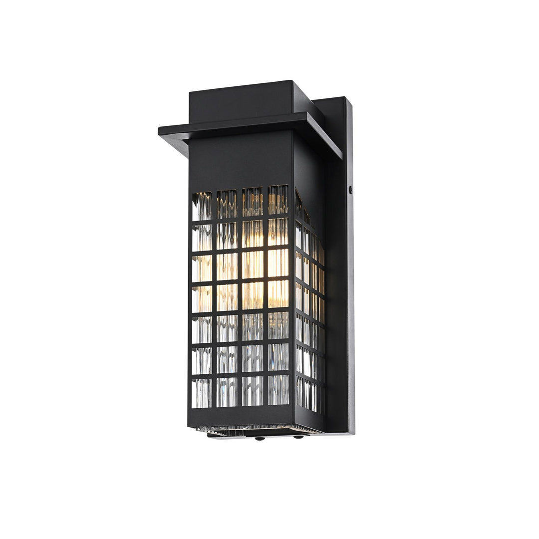5 Inch Outdoor Wall Sconce in Black