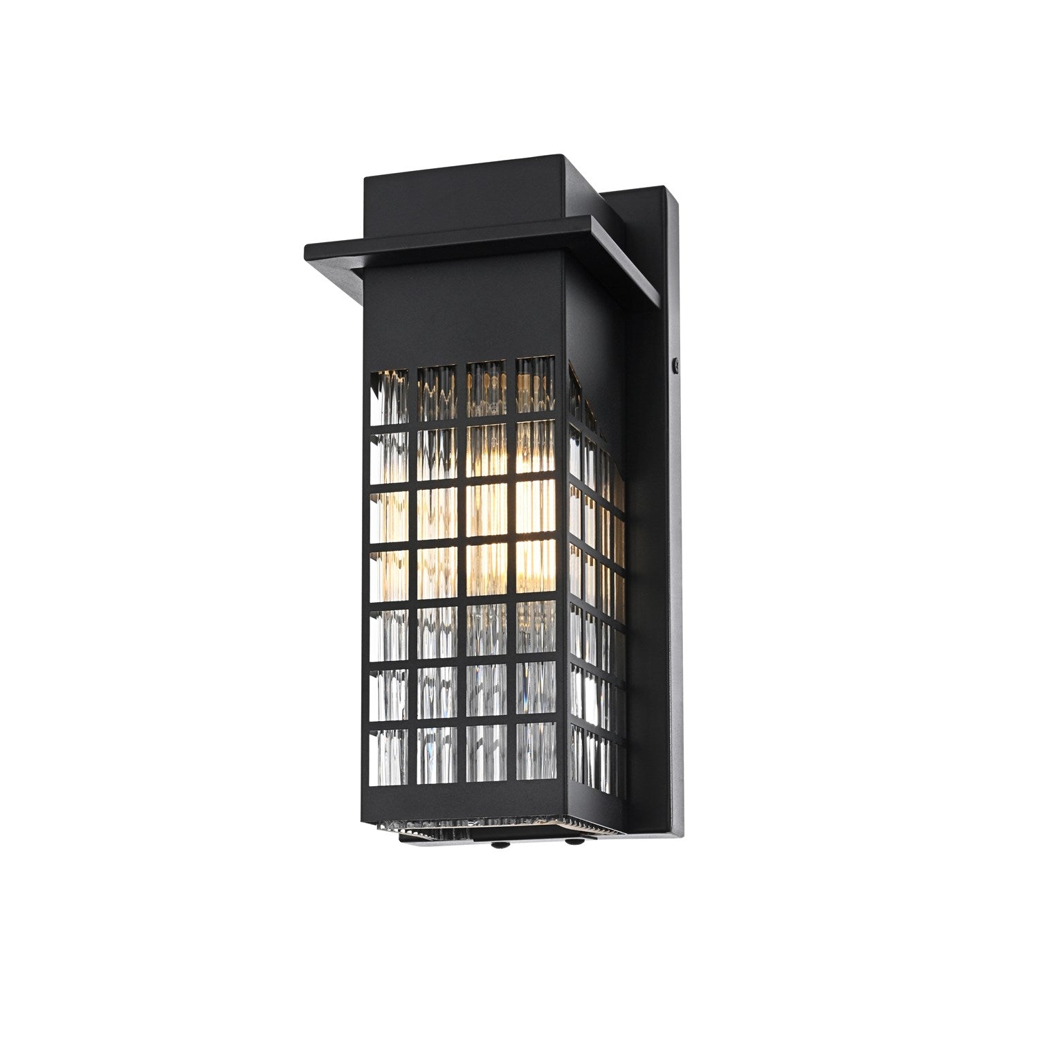 5 Inch Outdoor Wall Sconce in Black