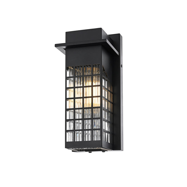 5 Inch Outdoor Wall Sconce in Black