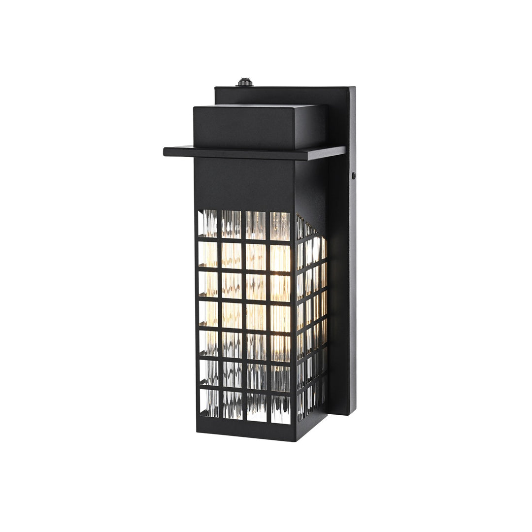 5 Inch Outdoor Wall Sconce in Black