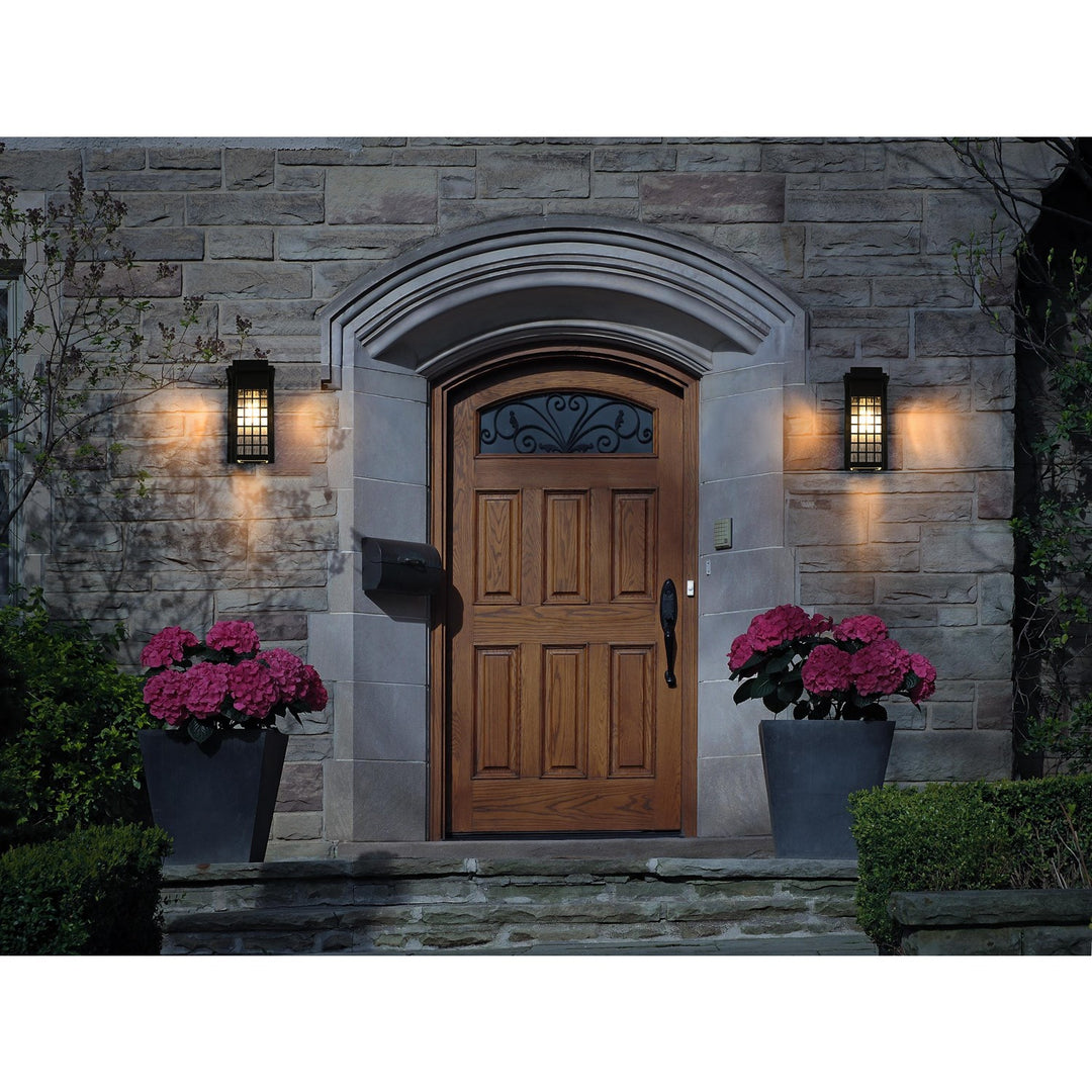 5 Inch Outdoor Wall Sconce in Black