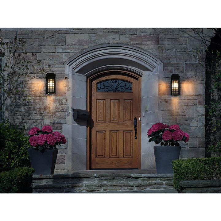 5 Inch Outdoor Wall Sconce in Black