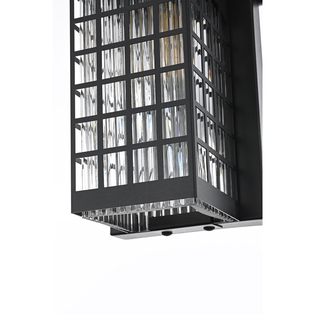 5 Inch Outdoor Wall Sconce in Black