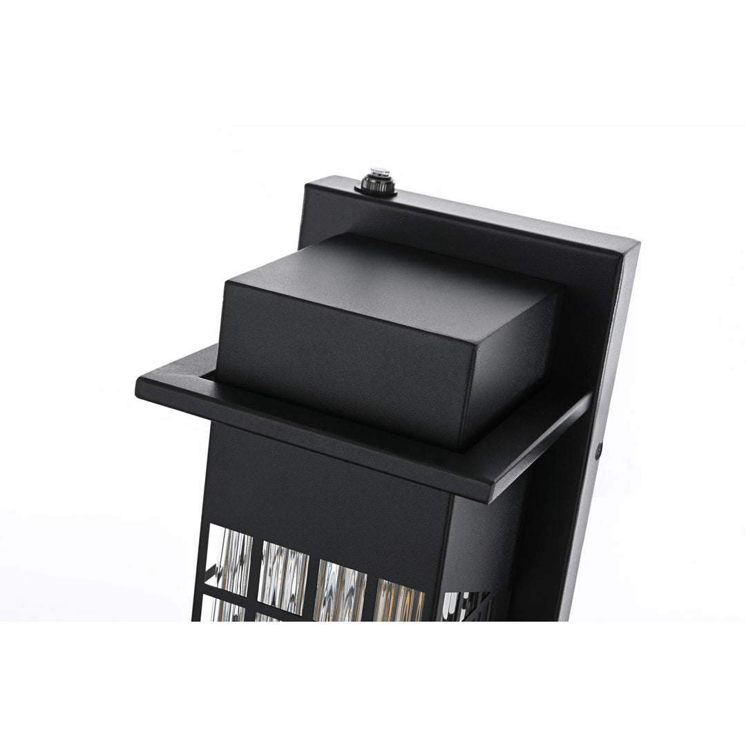 5 Inch Outdoor Wall Sconce in Black