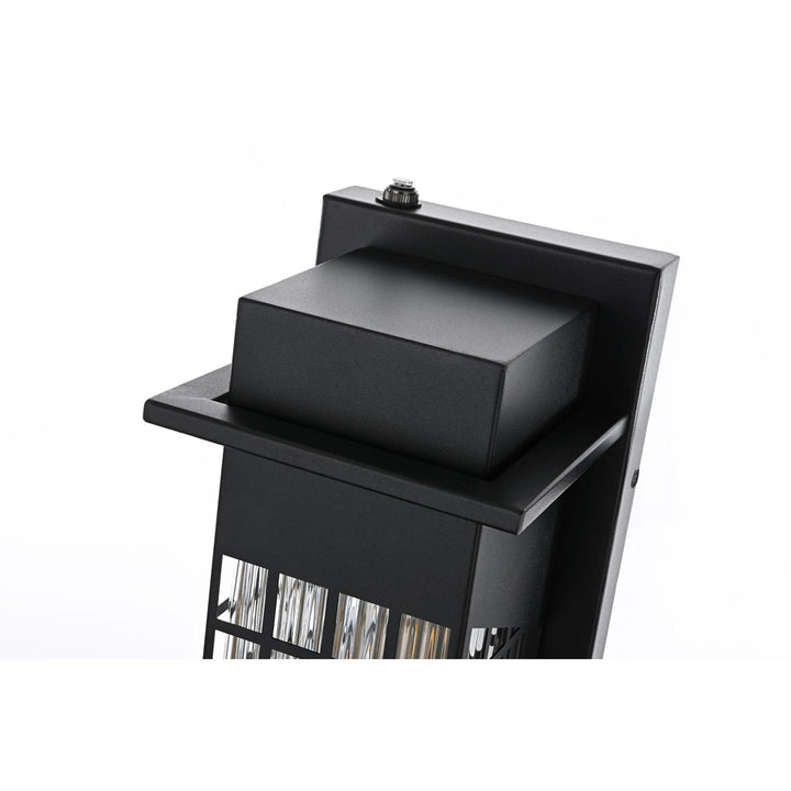 5 Inch Outdoor Wall Sconce in Black