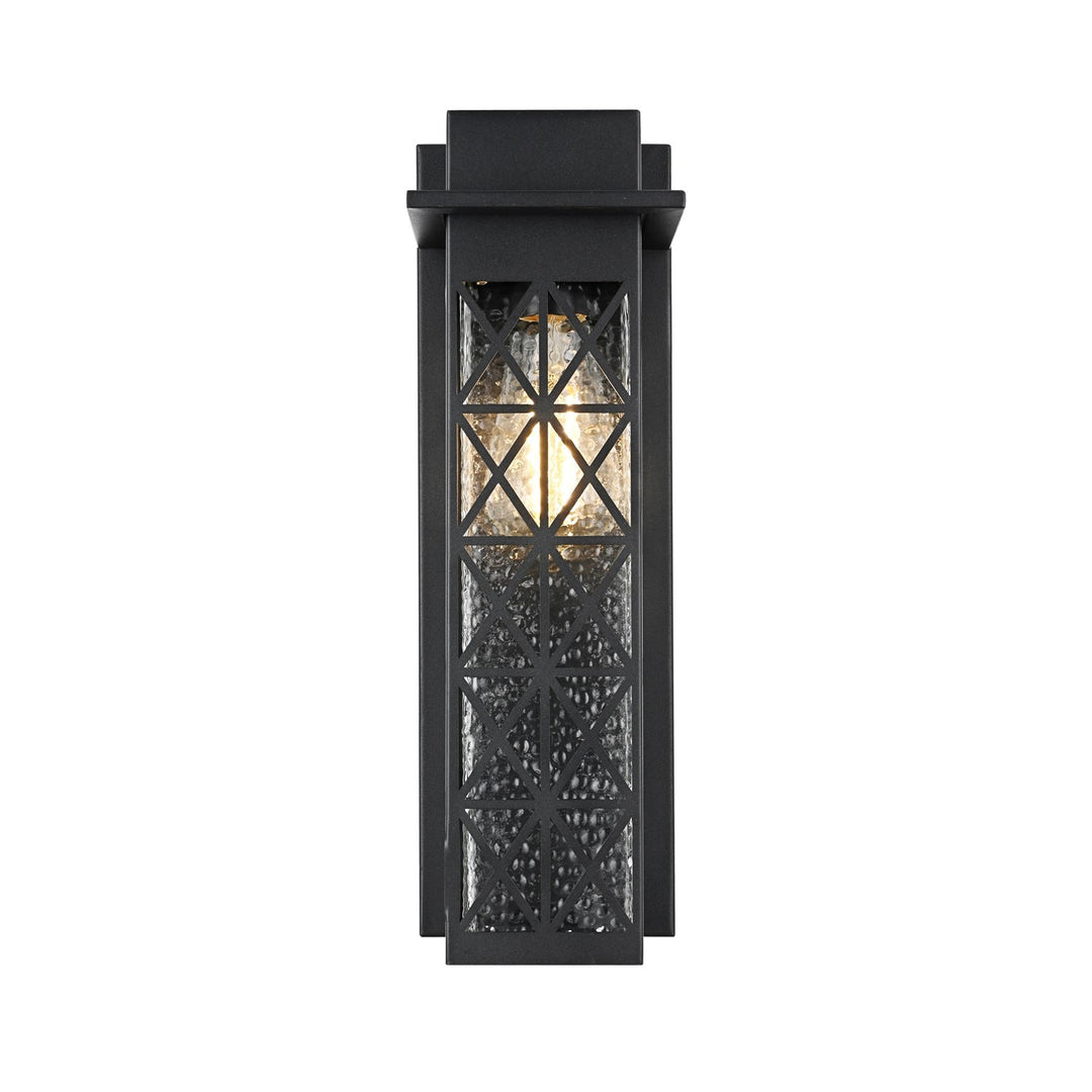 16 Inch Outdoor Wall Sconce in Black by Elegant Lighting