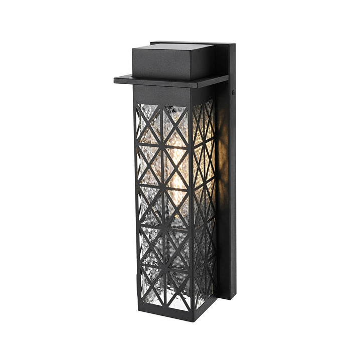 16 Inch Outdoor Wall Sconce in Black