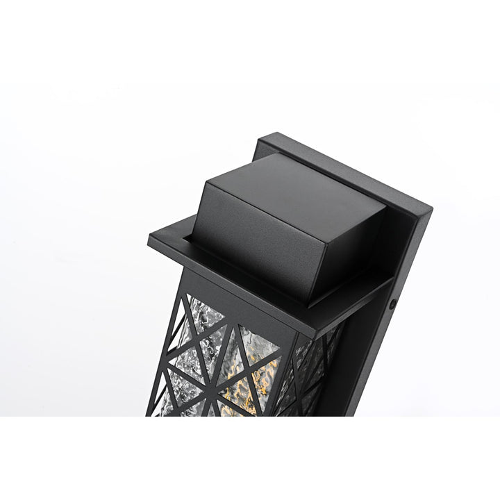 16 Inch Outdoor Wall Sconce in Black