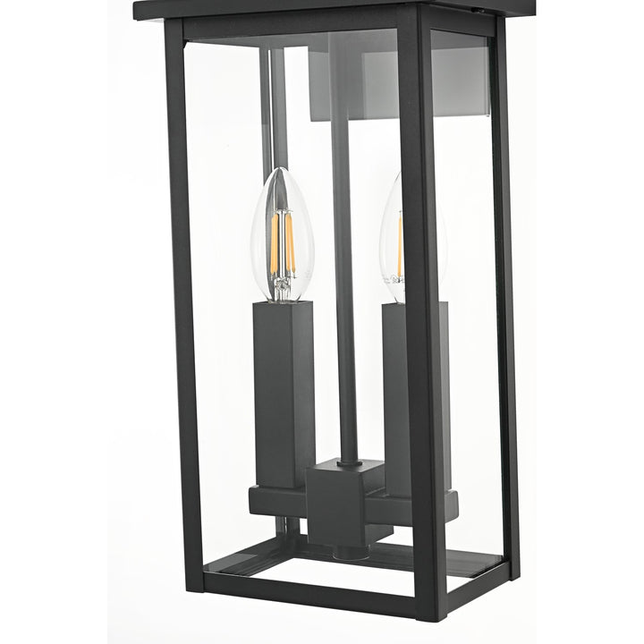 7 Inch Outdoor Wall Sconce In Black