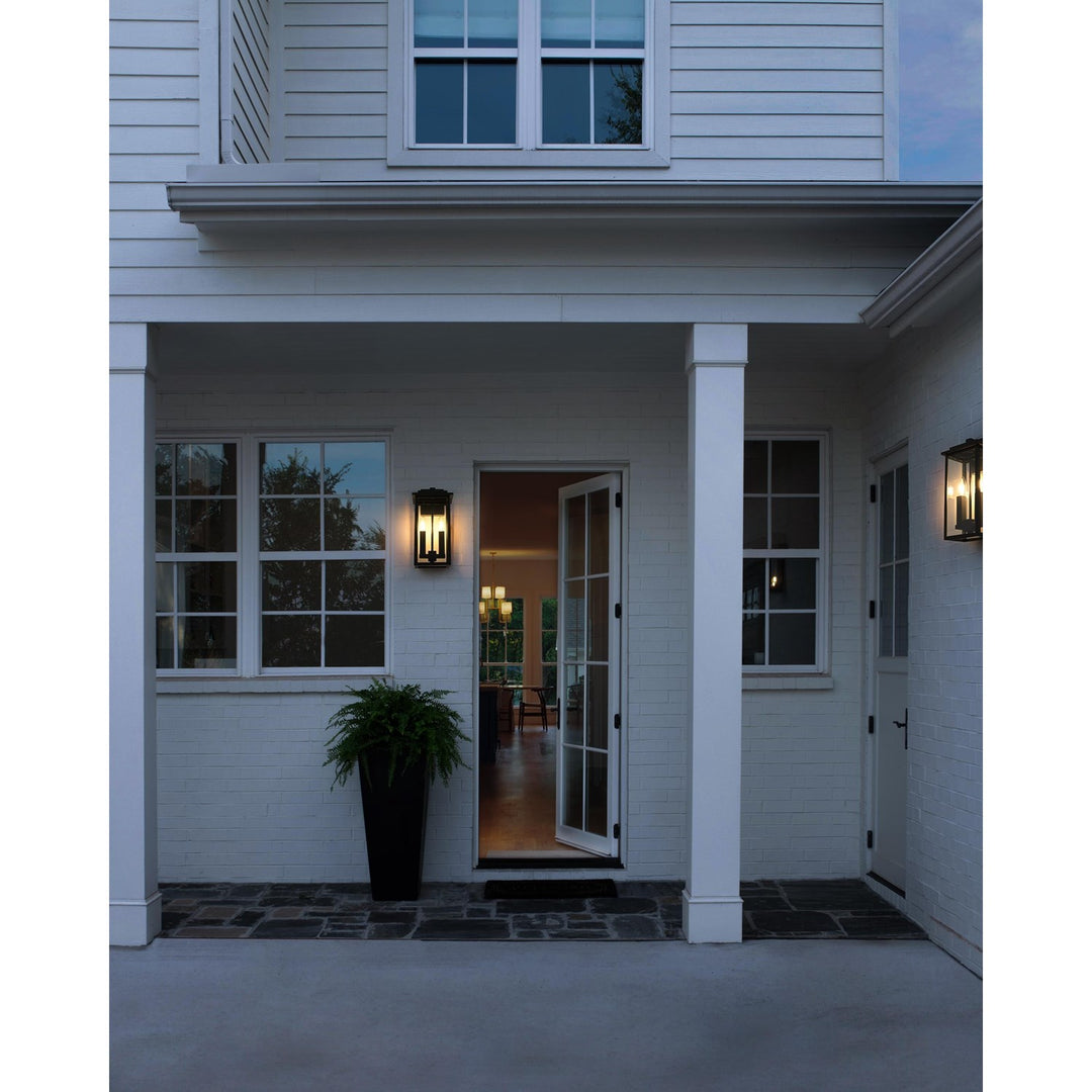 7 Inch Outdoor Wall Sconce In Black