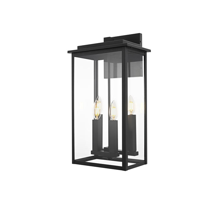 11 Inch Outdoor Wall Sconce In Black