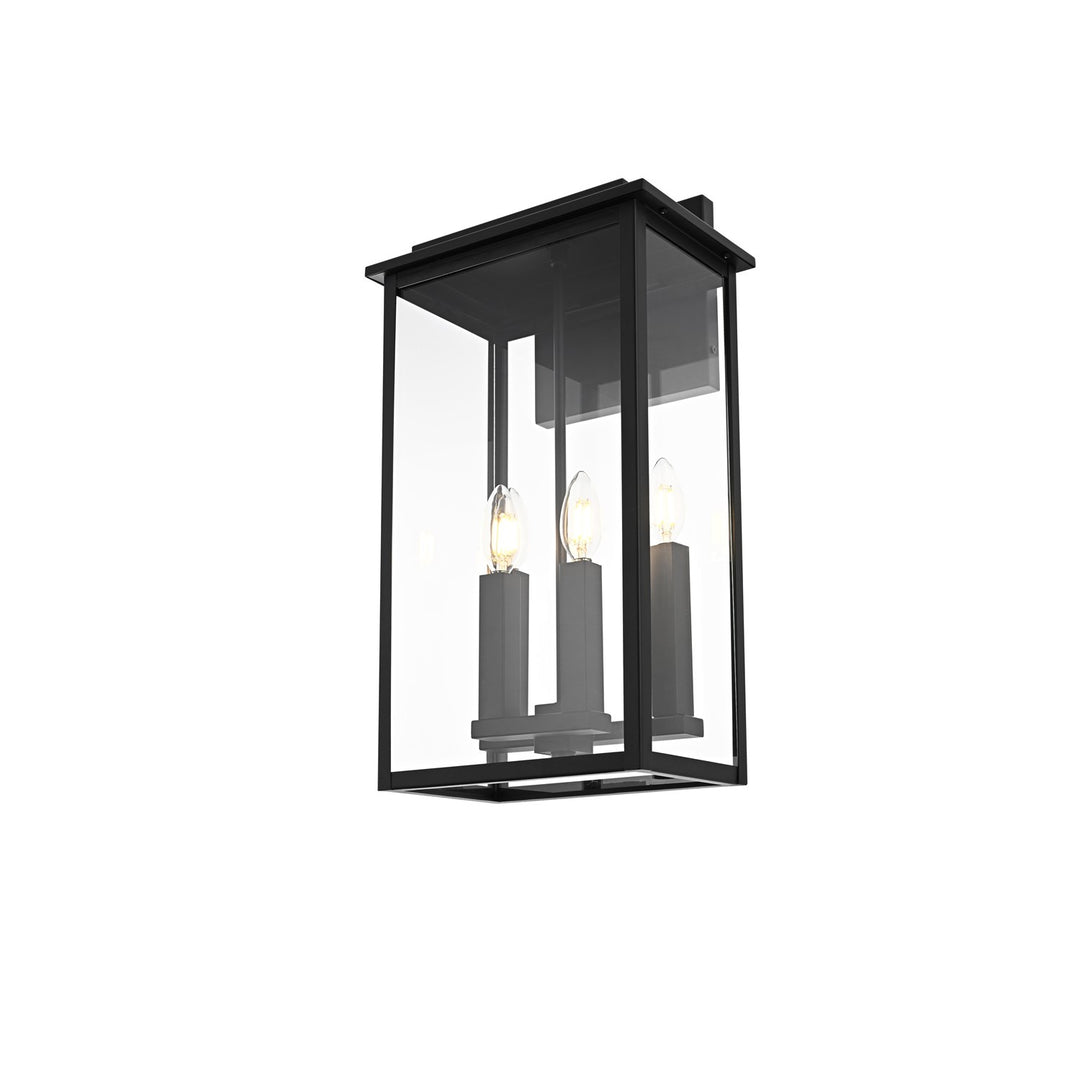 11 Inch Outdoor Wall Sconce In Black