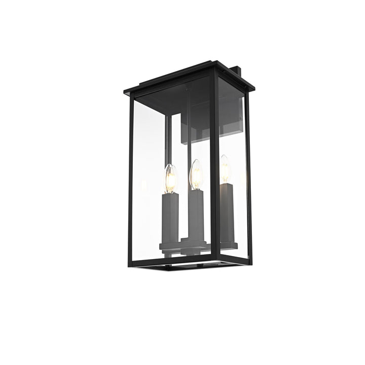 11 Inch Outdoor Wall Sconce In Black