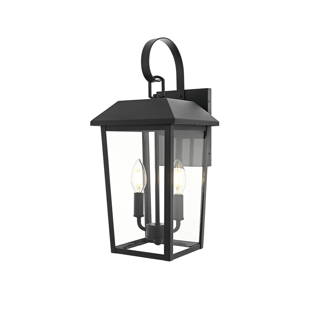 8 Inch Outdoor Wall Sconce In Black