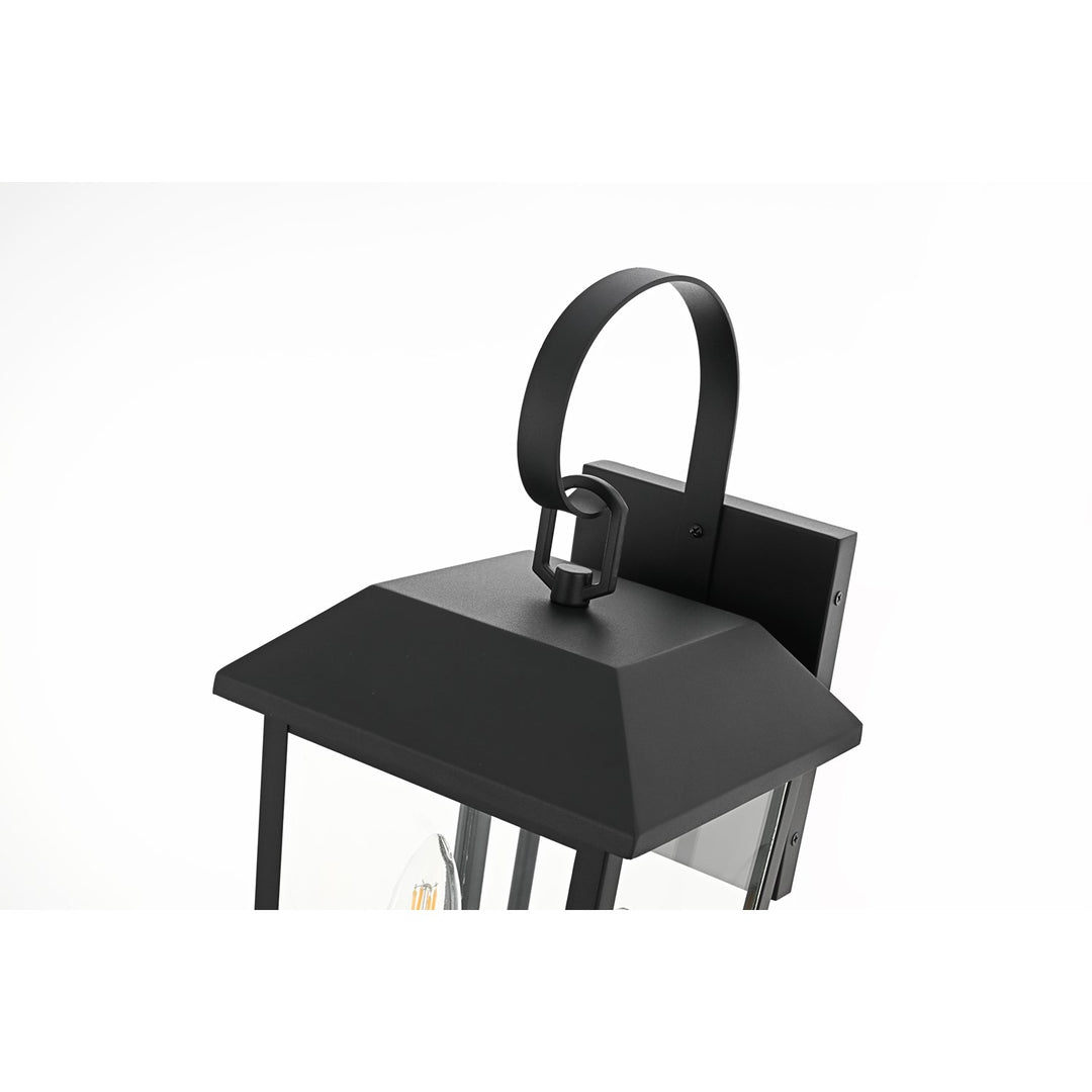 8 Inch Outdoor Wall Sconce In Black