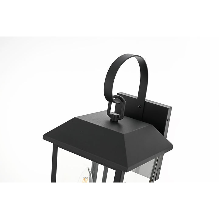 8 Inch Outdoor Wall Sconce In Black