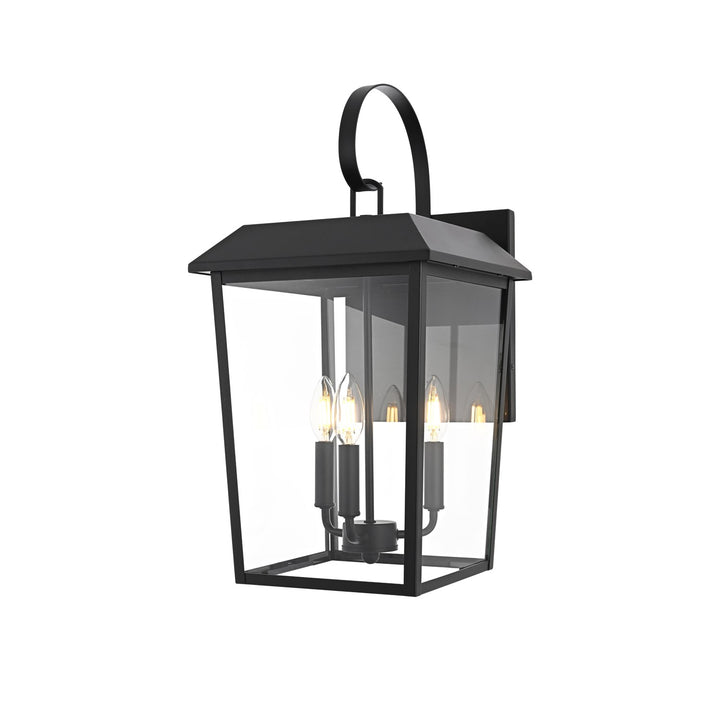11 Inch Outdoor Wall Sconce In Black