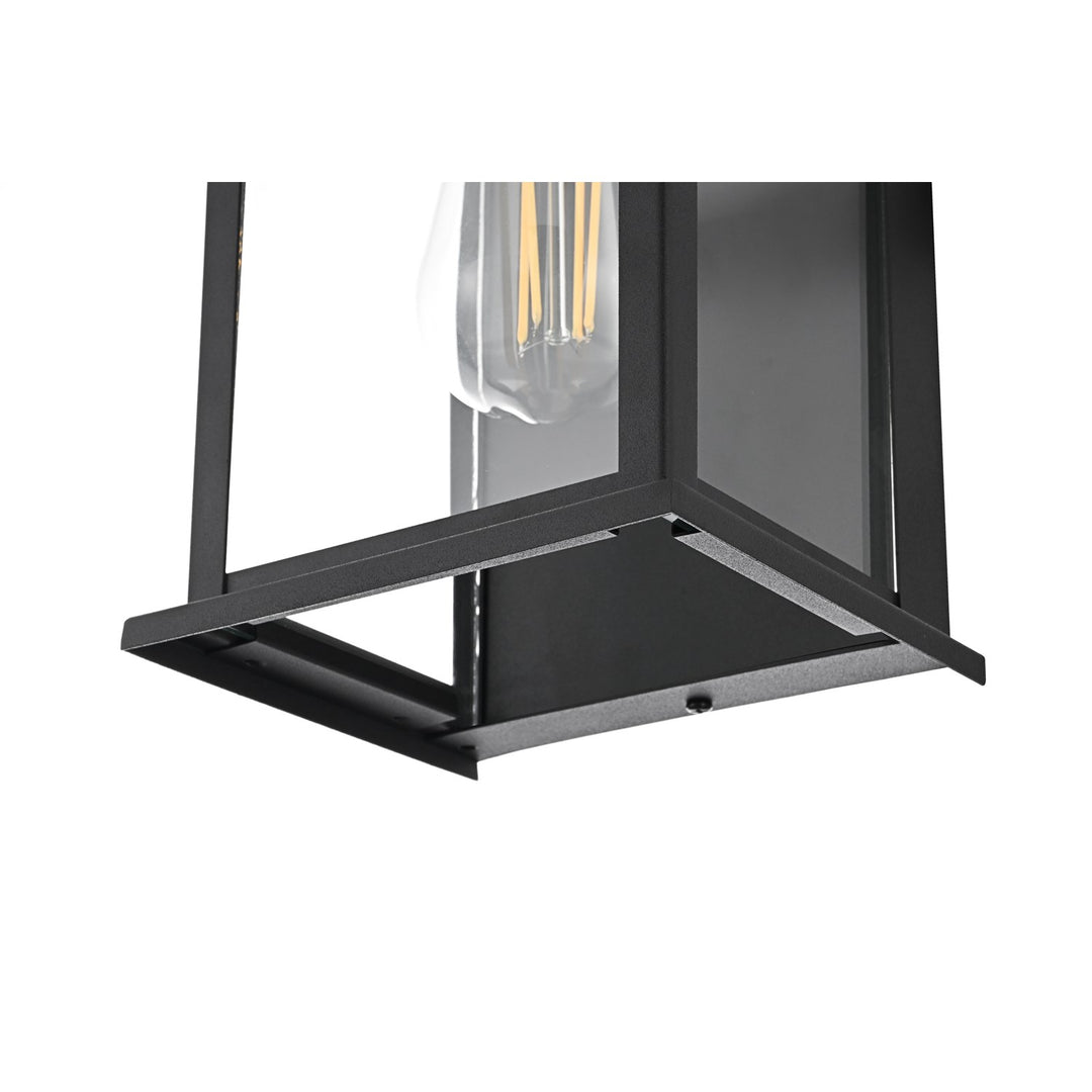 6 Inch Outdoor Wall Sconce In Black