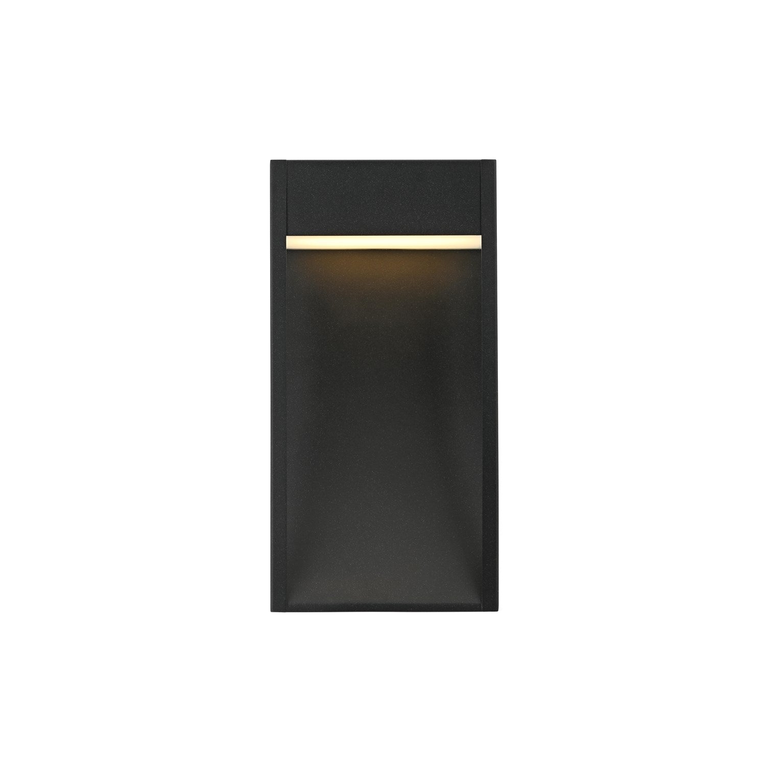 7.5 Inch Outdoor Wall Sconce In Black by Elegant Lighting