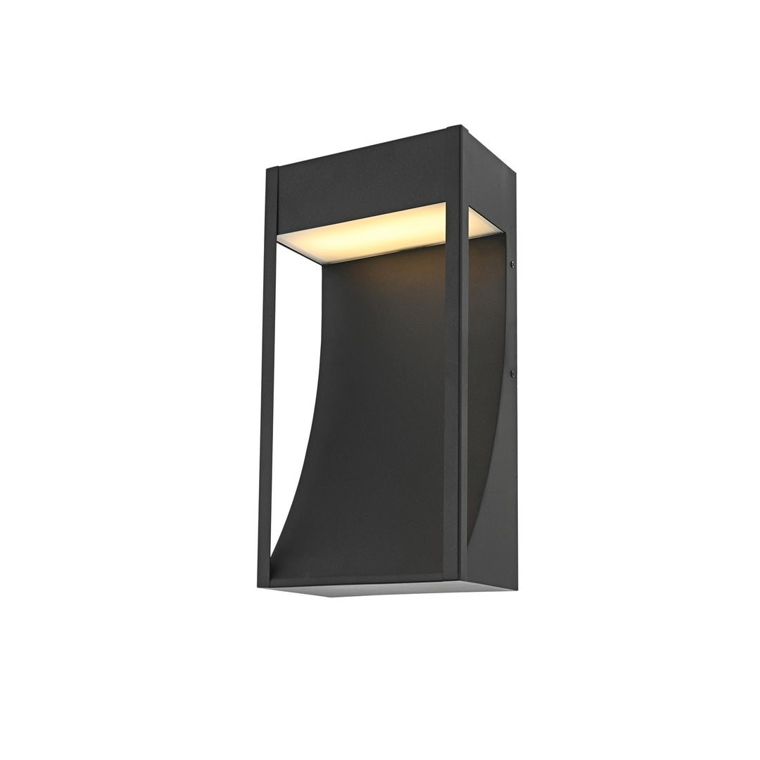 7.5 Inch Outdoor Wall Sconce In Black