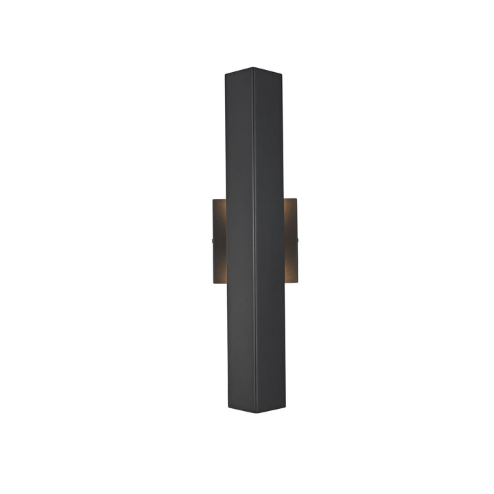 4.5 X 18 Inch Outdoor Wall Sconce In Black by Elegant Lighting