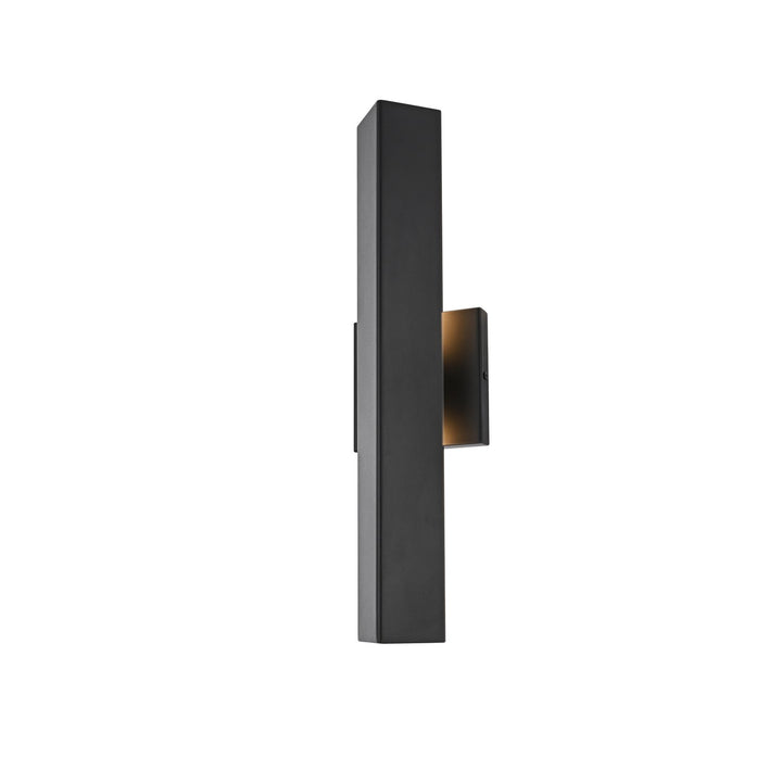 4.5 X 18 Inch Outdoor Wall Sconce In Black