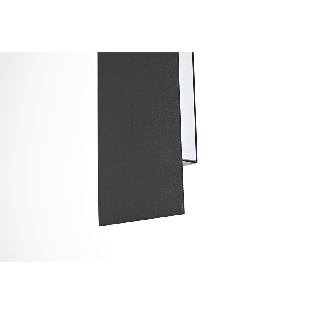 4.5 X 18 Inch Outdoor Wall Sconce In Black