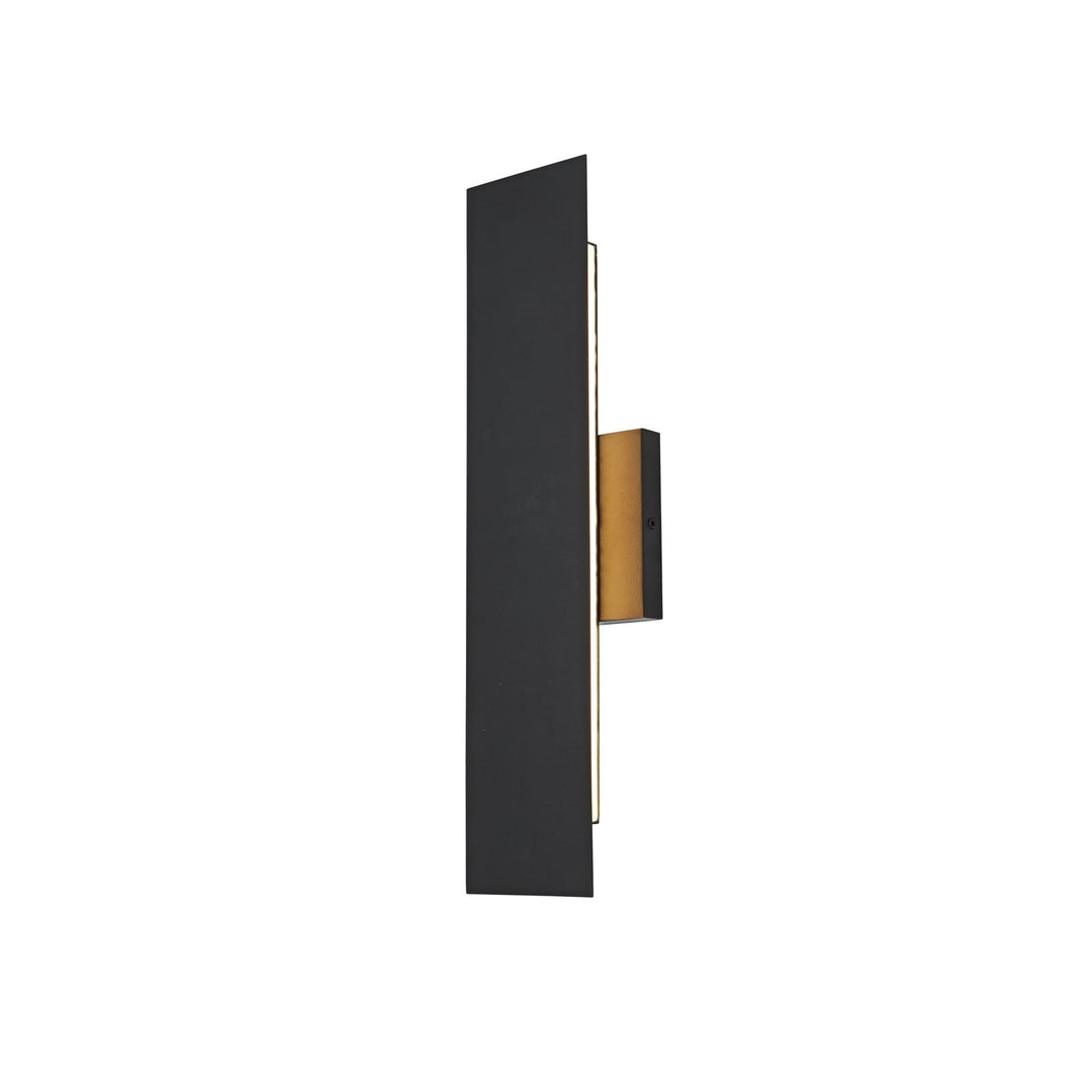 4.5 X 18 Inch Outdoor Wall Sconce In Black