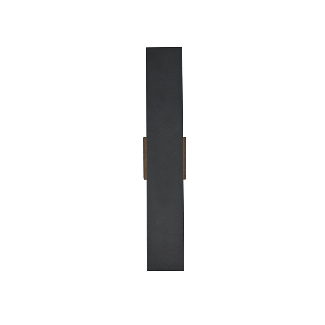 4.5 X 24 Inch Outdoor Wall Sconce In Black by Elegant Lighting