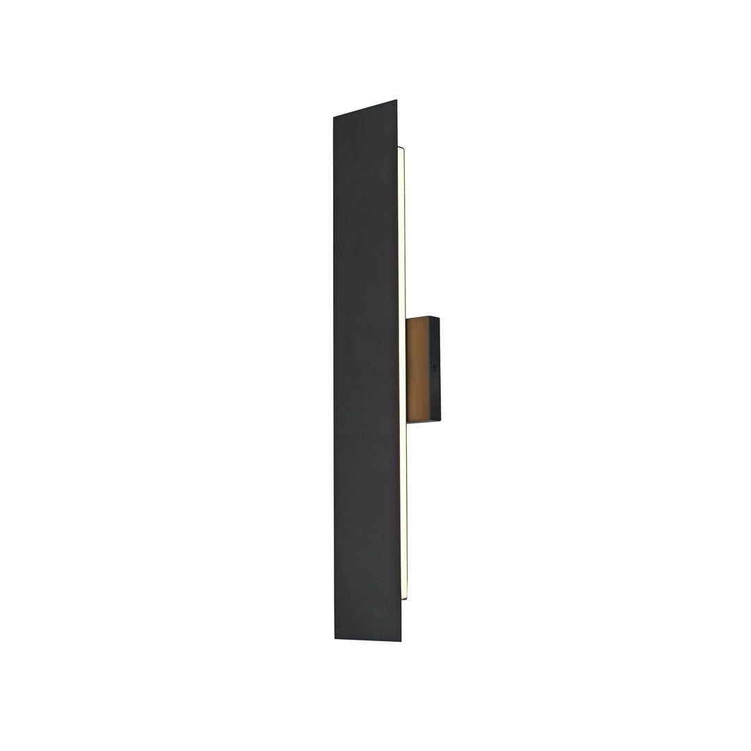 4.5 X 24 Inch Outdoor Wall Sconce In Black