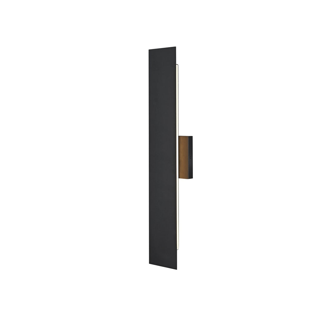 4.5 X 24 Inch Outdoor Wall Sconce In Black