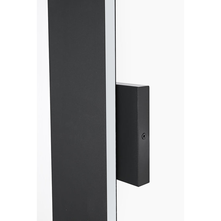 4.5 X 24 Inch Outdoor Wall Sconce In Black