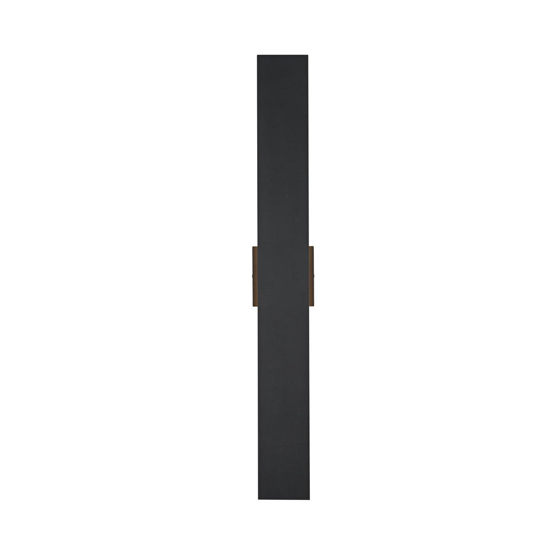 4.5 X 34 Inch Outdoor Wall Sconce In Black by Elegant Lighting