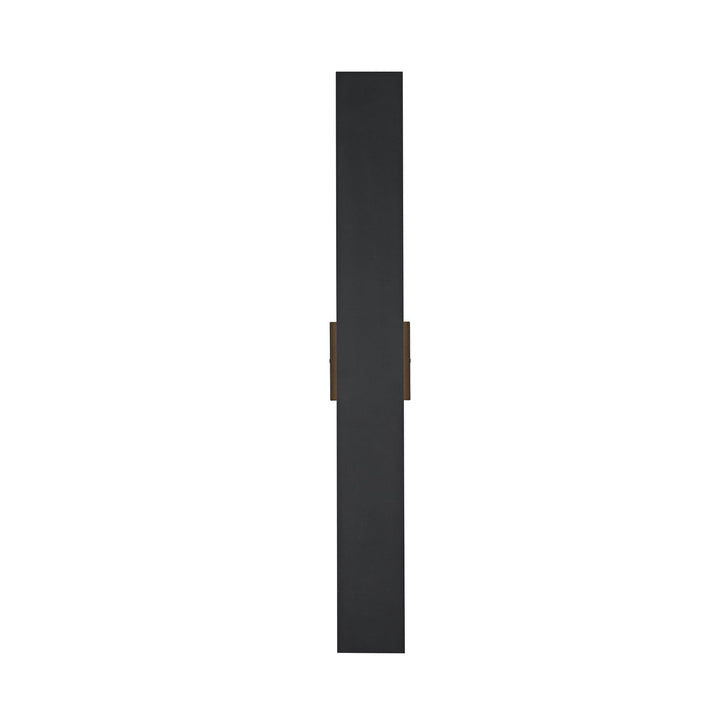 4.5 X 34 Inch Outdoor Wall Sconce In Black by Elegant Lighting