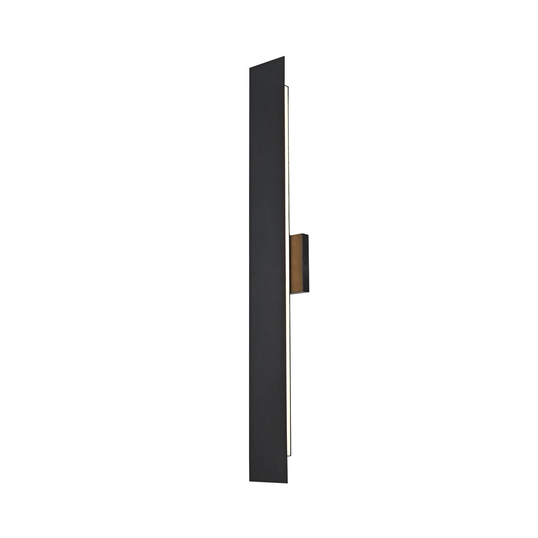 4.5 X 34 Inch Outdoor Wall Sconce In Black