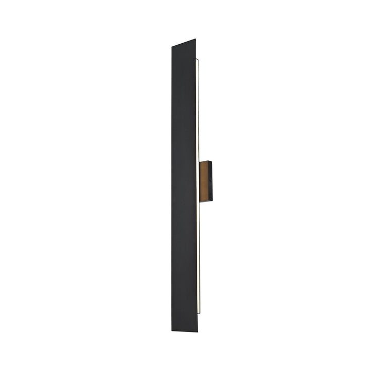 4.5 X 34 Inch Outdoor Wall Sconce In Black