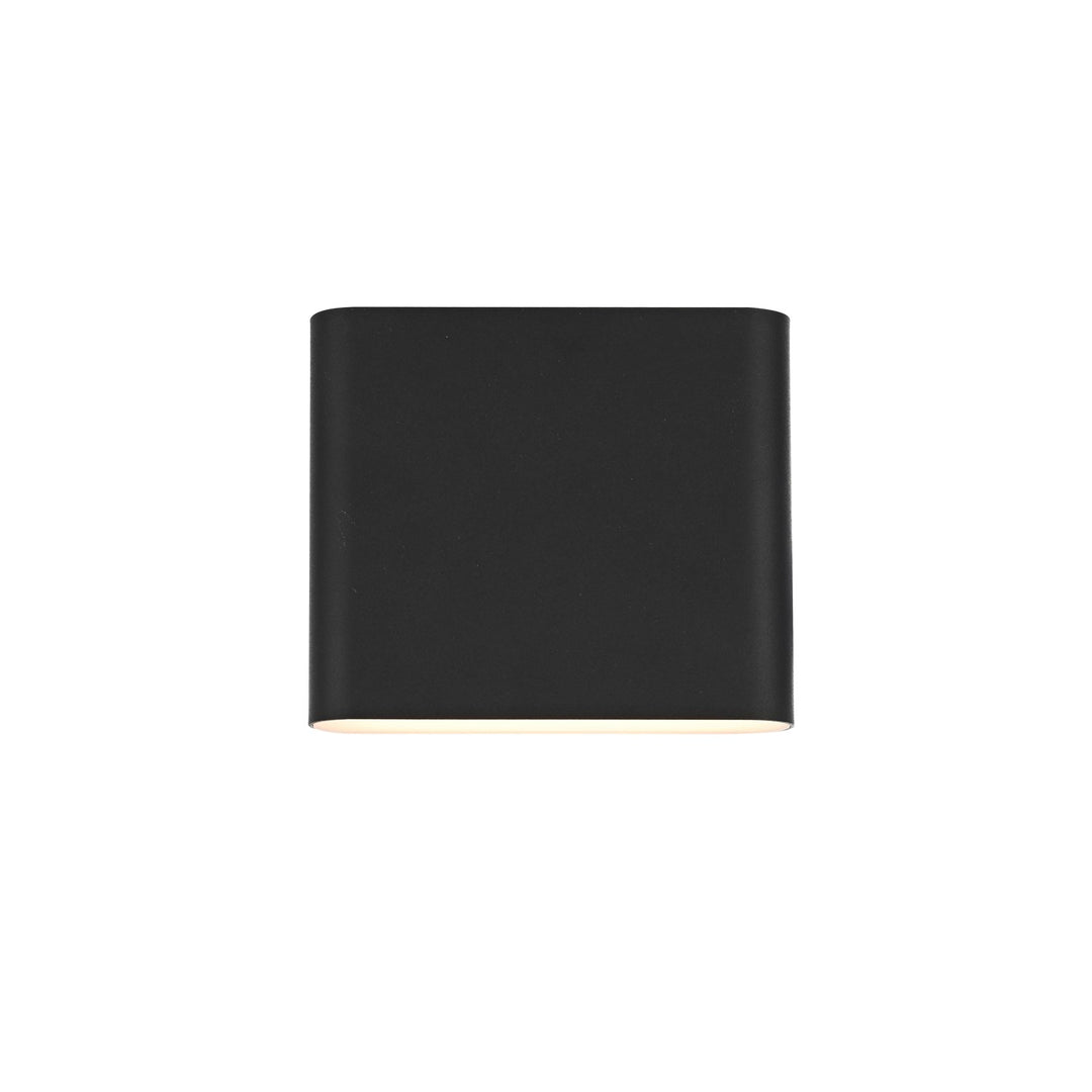 9 Inch Outdoor Wall Sconce In Black by Elegant Lighting