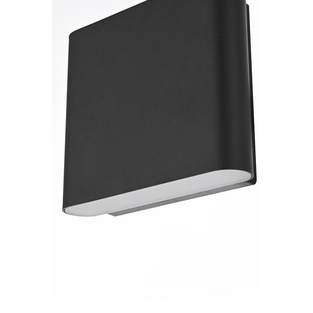 9 Inch Outdoor Wall Sconce In Black