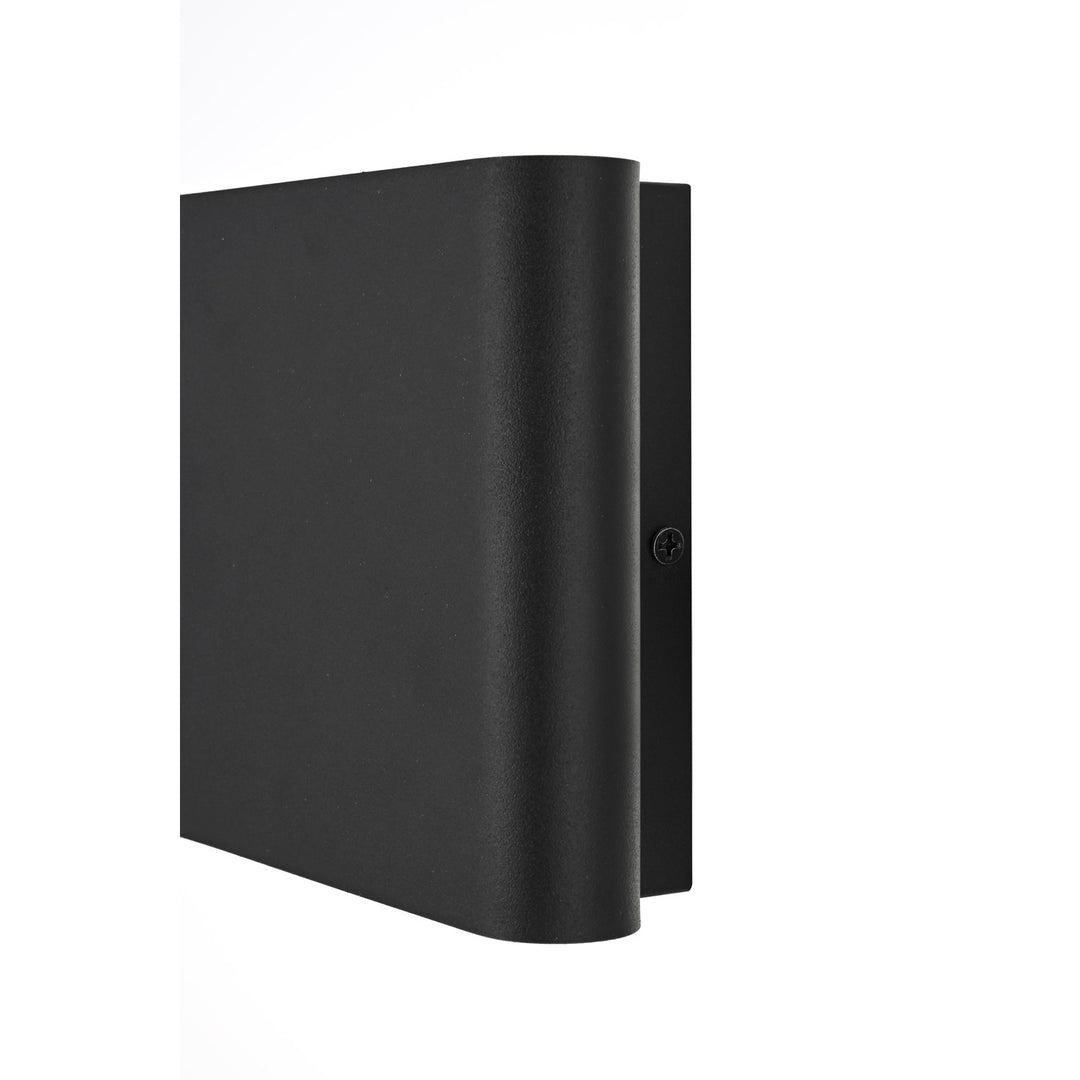 9 Inch Outdoor Wall Sconce In Black