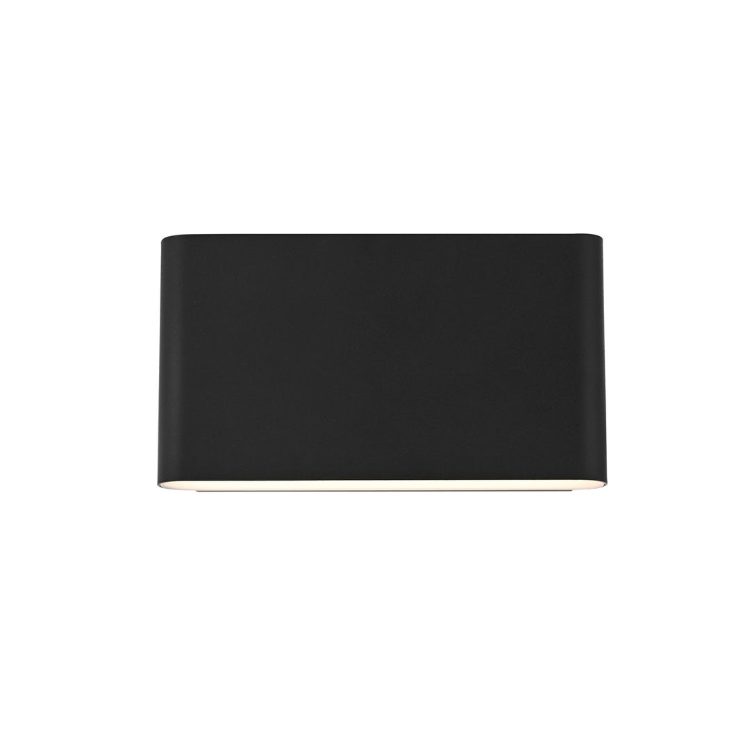 6 Inch Outdoor Wall Sconce In Black by Elegant Lighting